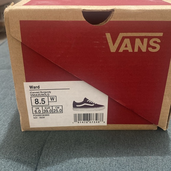 Burgundy red Vans - Picture 3 of 6